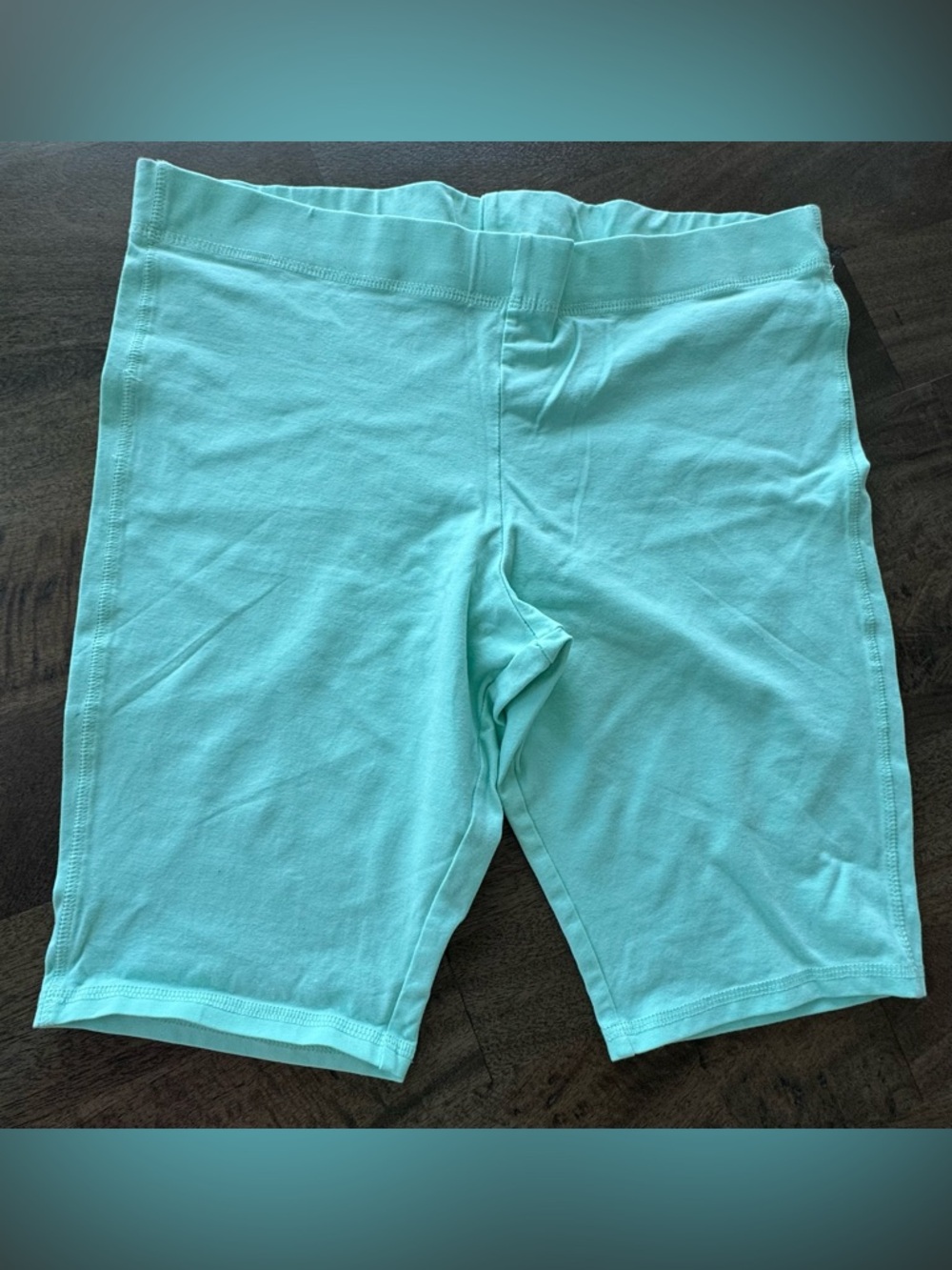 Weekday Mint Green Bike Shorts